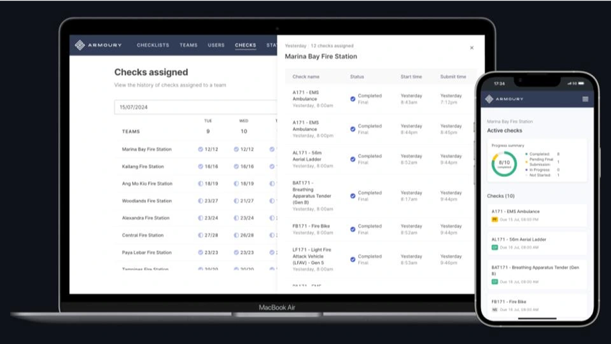 Screenshot of Armoury